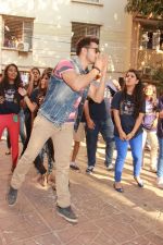 Varun Dhawan promote Badlapur at National college festival on 13th Feb 2015